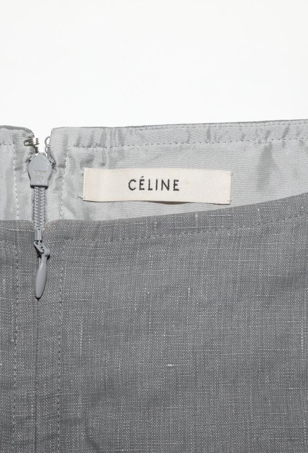 Céline S/S 2016 Cinched Linen Dress - 6