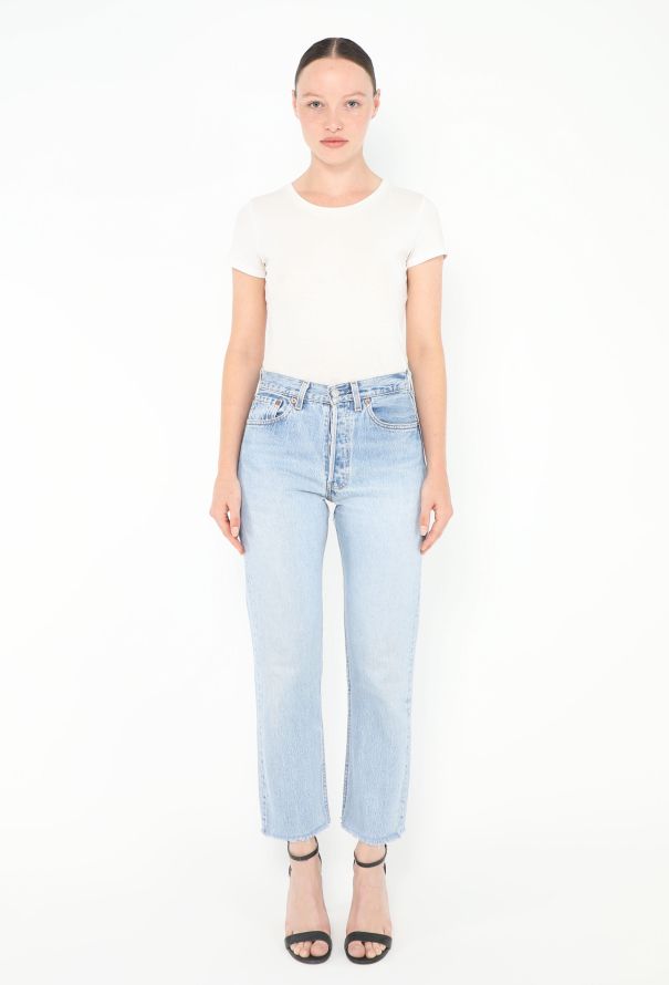 Levi's Early '90s Frayed Hem 501 Jeans - 1