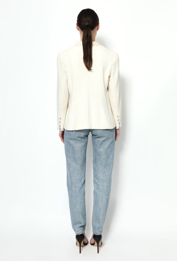 Chanel S/S 1998 Bouclé Silk 'CC' Jacket - 6