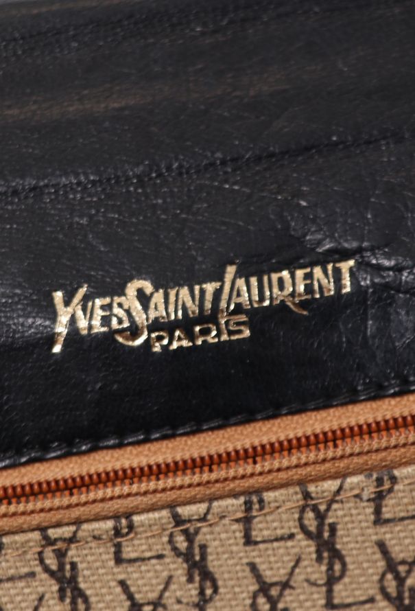 Saint Laurent Vintage Canvas & Leather Bag - 11