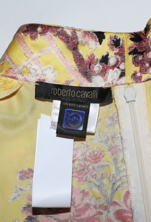 Roberto Cavalli Chinoiserie Silk Dress, S/S 2003 - 8