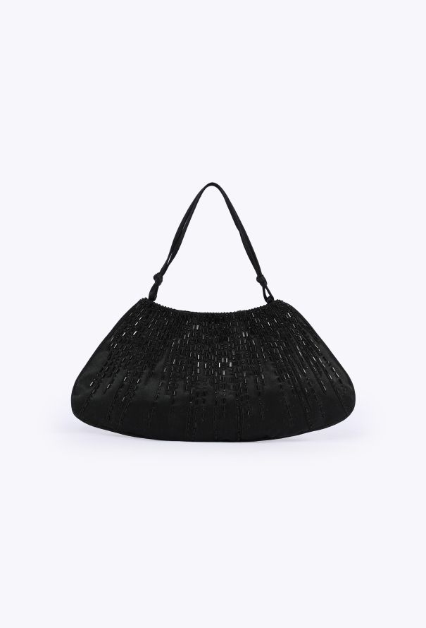Prada Silk Beaded Evening Bag, 1990s - 4