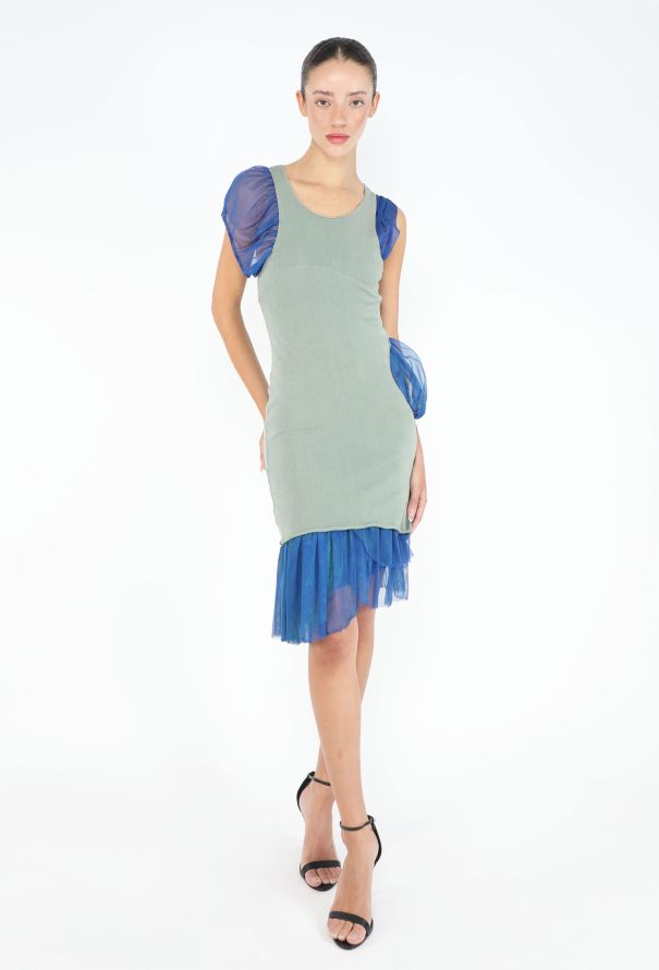 Helmut Lang Iconic S/S 2004 Overlay Cut-out Dress - 3