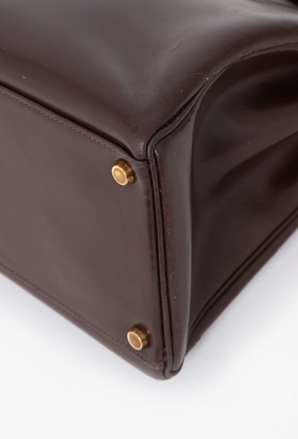 Hermès '60s Brown Box Kelly Retourné 35 - 10
