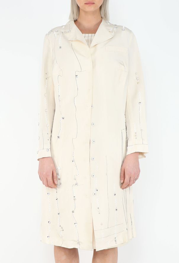 Prada S/S 2006 Embellished Coat & Dress Ensemble - 4