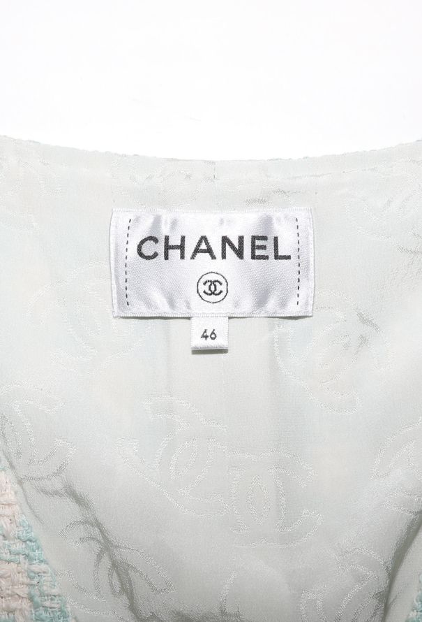 Chanel S/S 2023 Wide-Leg Tweed Jumpsuit - 7