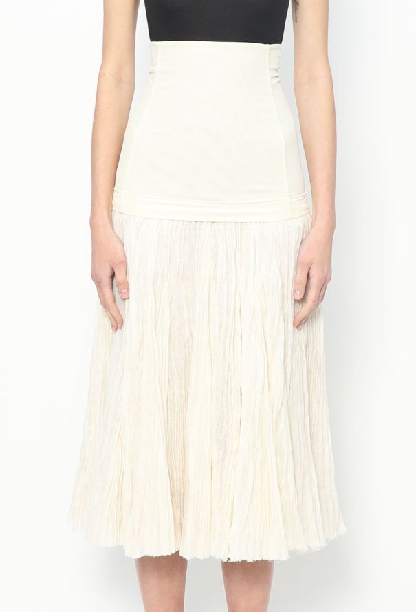 Pleated Linen Skirt | Authentic & Vintage | ReSee
