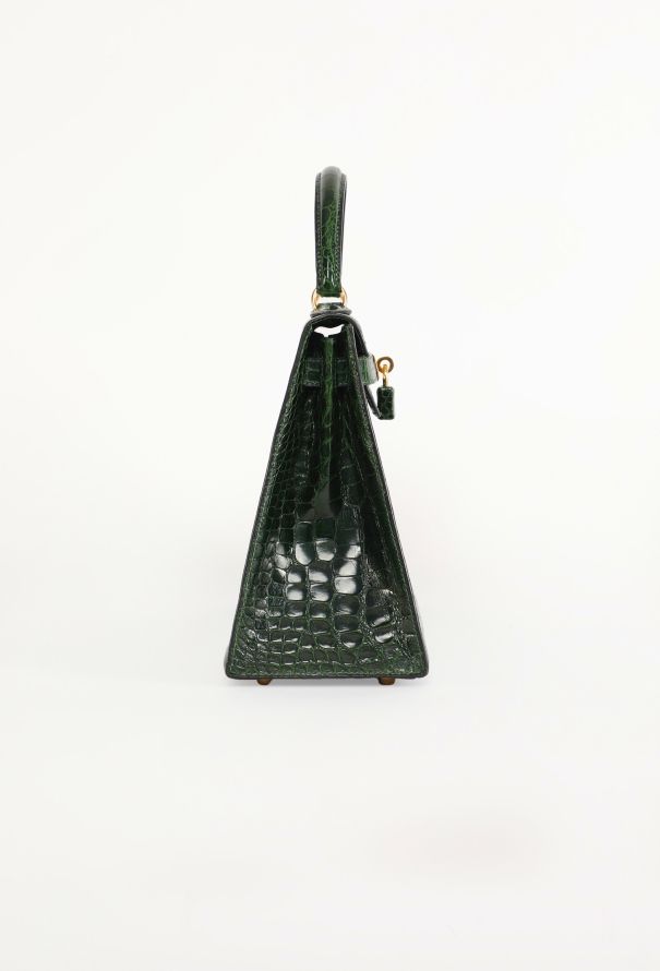 Hermès Vert Émeraude Alligator Kelly Sellier 28, 1992 - 6