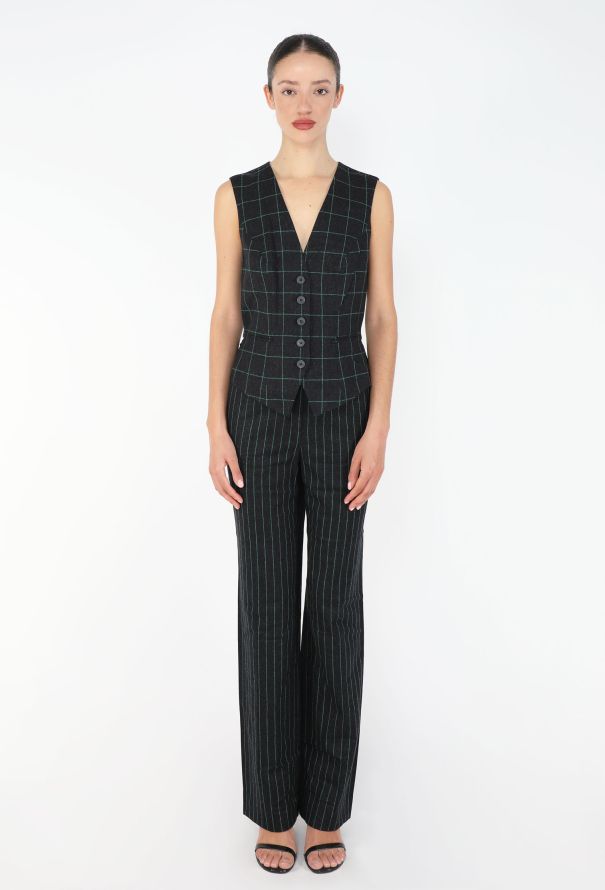Chloé F/W 1998 Checkered 3-piece Suit - 2