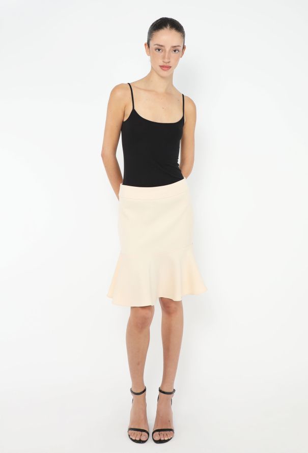 Balenciaga Early 2000s Twill Fluted Skirt - 1