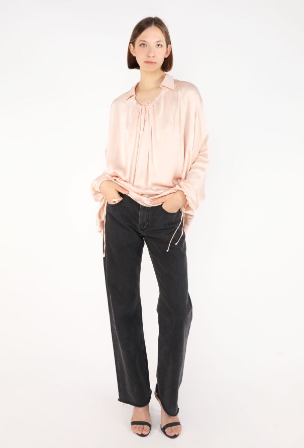 Ann Demeulemeester Corduroy Vest & Blouse Ensemble, 1990s - 3