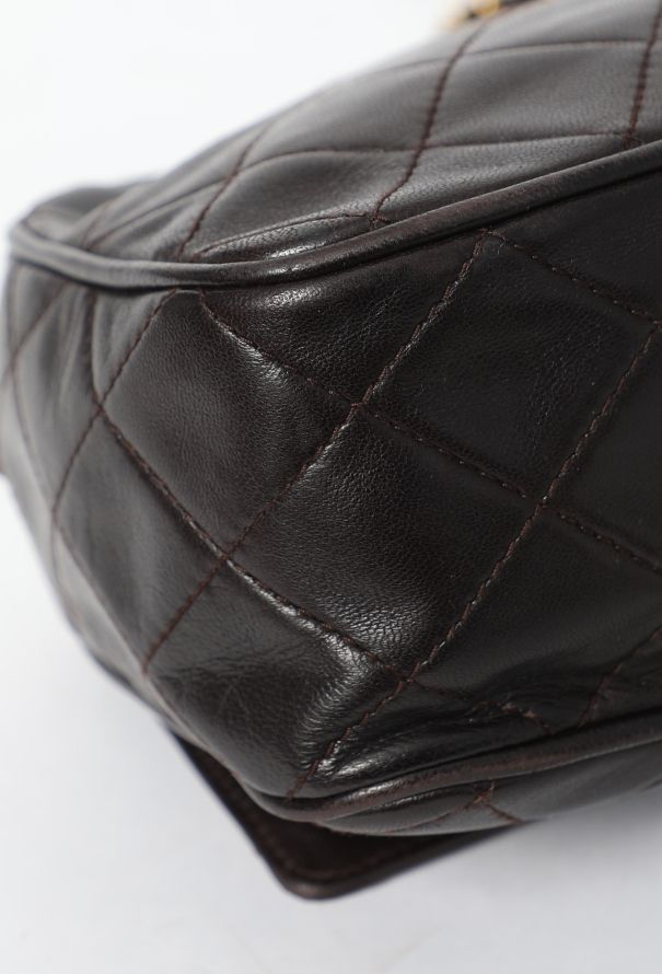 Chanel Vintage Quilted Camera Bag - 9