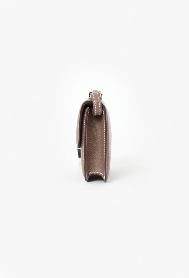 Hermès Etoupe Epsom Micro Constance - 6 Hermès Etoupe Epsom Micro Constance - 6