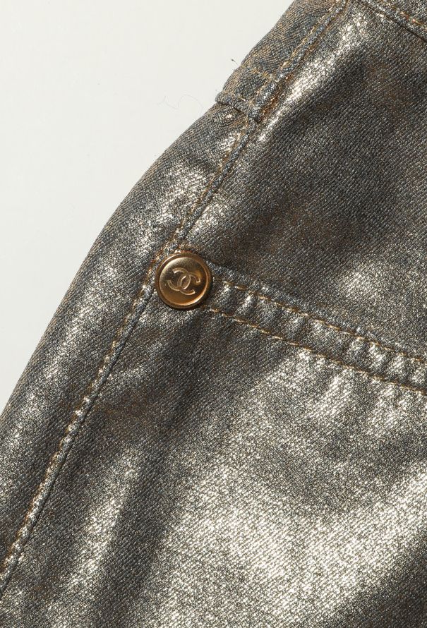 Chanel Pre-Fall 2019 Paris-New York Metallic Pants - 8