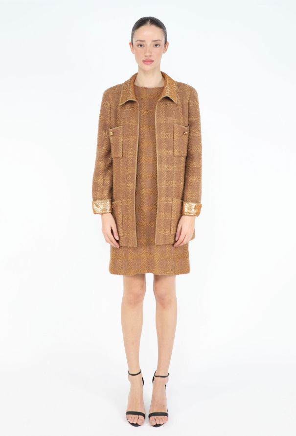 Chanel COLLECTOR F/W 1996 Checkered Gripoix Jacket - 6