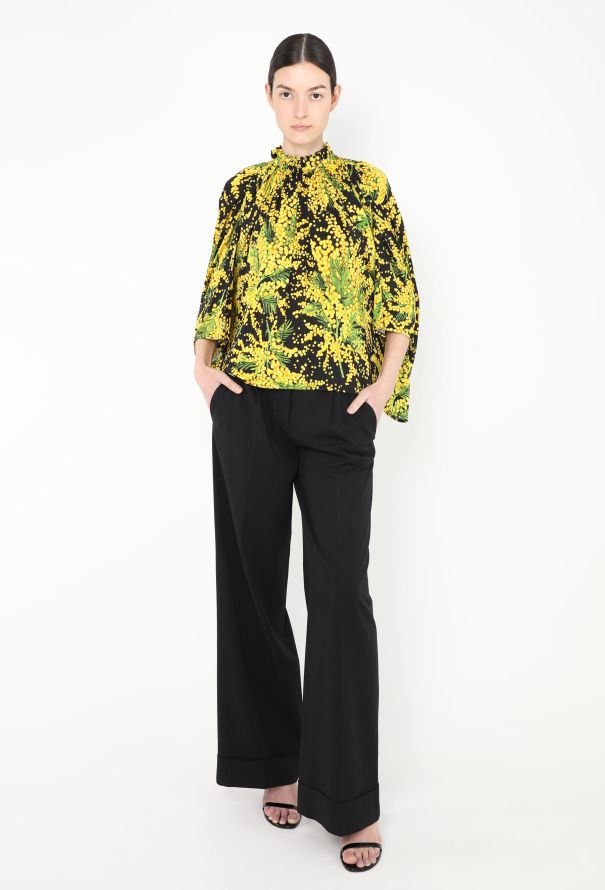 Balenciaga F/W 2020 Draped Floral Tunic - 5
