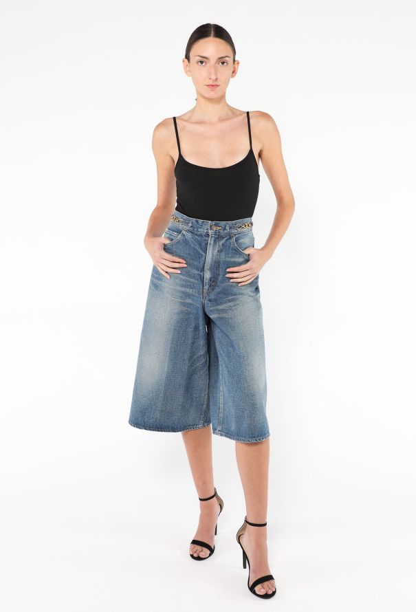 Céline S/S 2020 Triomphe Washed Culottes - 1