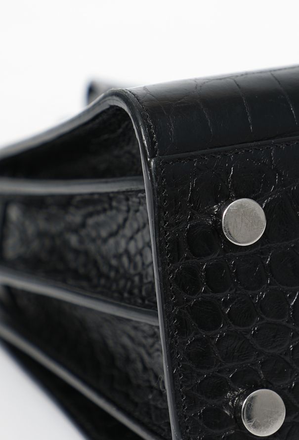 Saint Laurent Embossed Small Sac de Jour - 7