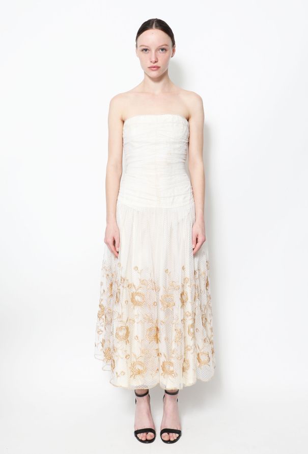 Vintage bustier cheap dress