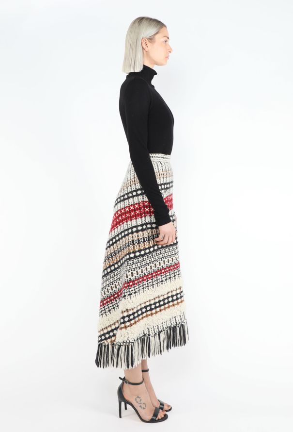 Chanel Pre-Fall 2014 Paris-Dallas Fringe Skirt - 5