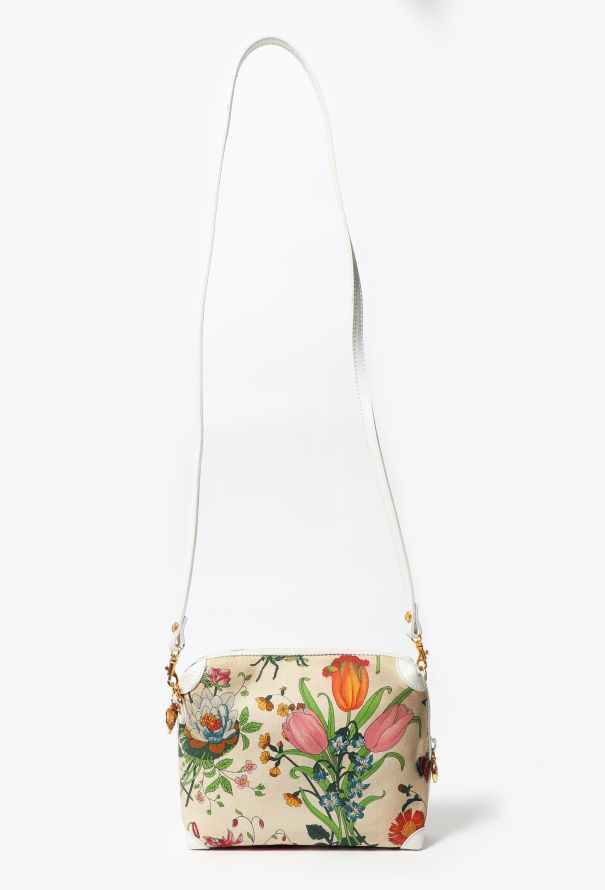 Gucci Floral Embroidered Shoulder Bag - J'adore Fashion Boutique