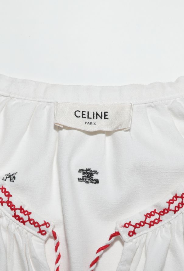 Céline Embroidered Triomphe Tunic - 5