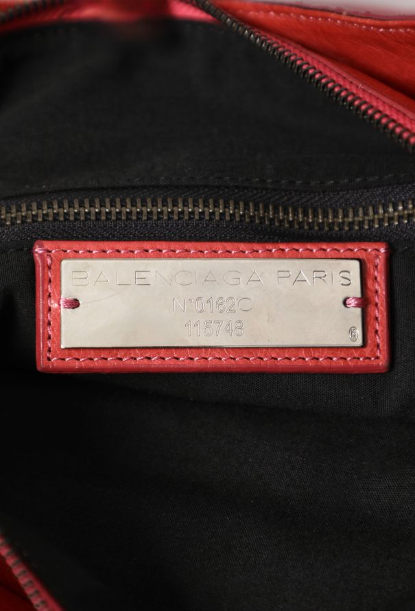 Balenciaga Red Classic City Shoulder Bag - 13