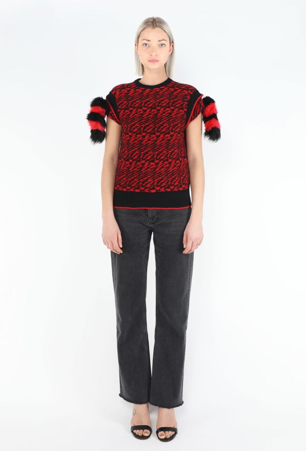 Balenciaga Le Dix F/W 2000 Cashmere Foxtail Sweater - 4
