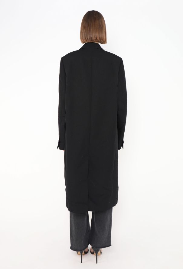 Toteme 2025 Grain de Poudre Tailored Coat - 6 Toteme 2025 Grain de Poudre Tailored Coat - 6