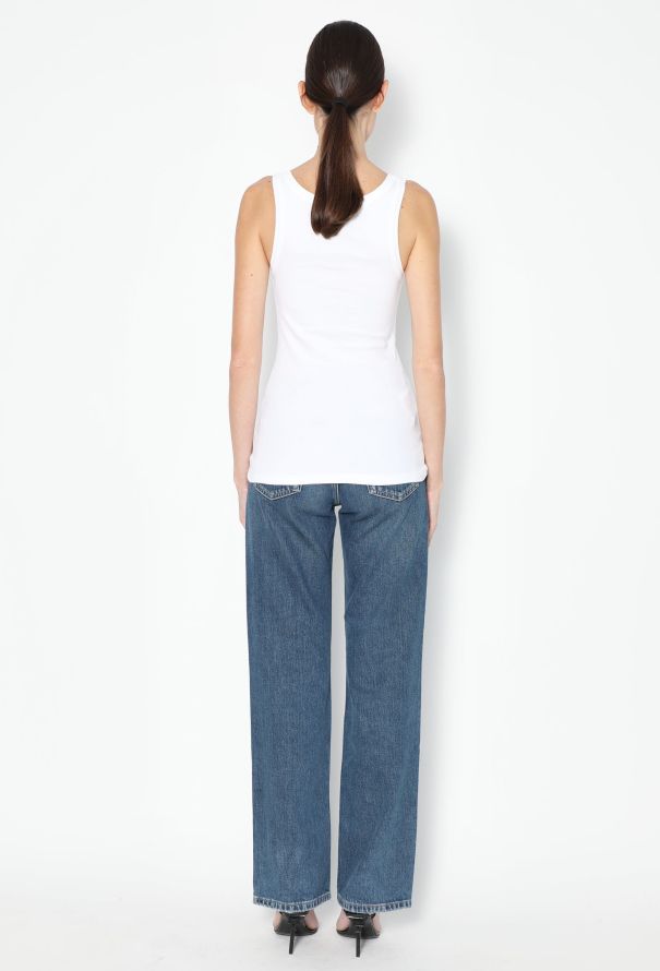 Prada F/W 2022 Cotton Emblem Tank - 4 Prada F/W 2022 Cotton Emblem Tank - 4