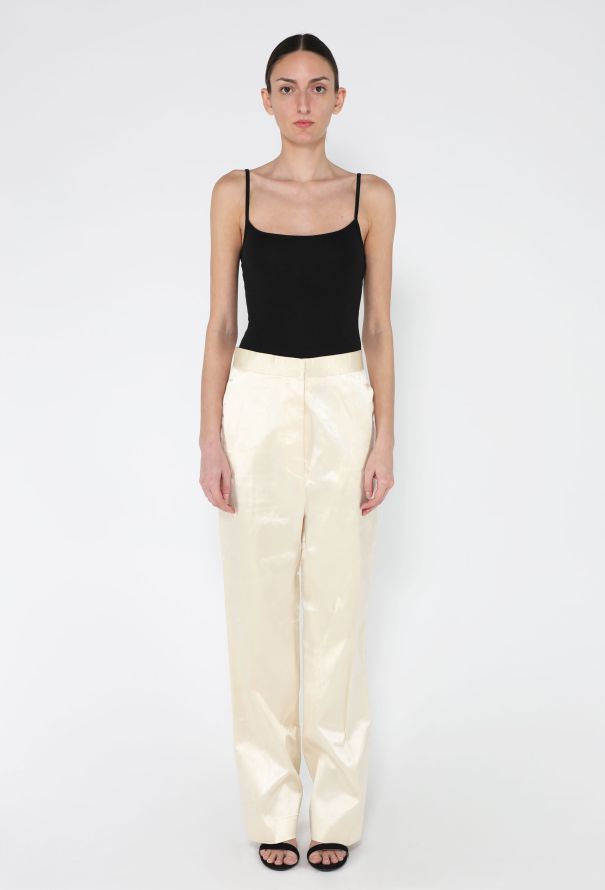 Céline S/S 2013 Tapered Satin Trousers - 3