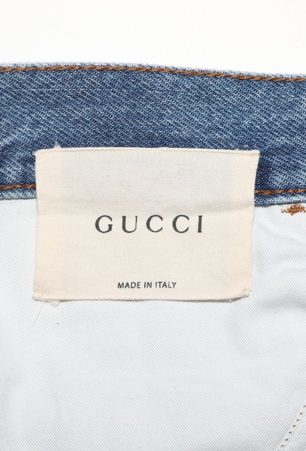 Gucci Pre-Fall 2016 Embroidered Flared Jeans - 7 Gucci Pre-Fall 2016 Embroidered Flared Jeans - 7