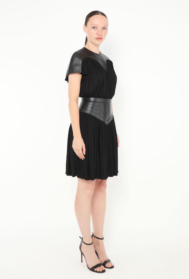 Louis Vuitton 2020 Basque Leather Dress - 3 Louis Vuitton 2020 Basque Leather Dress - 3
