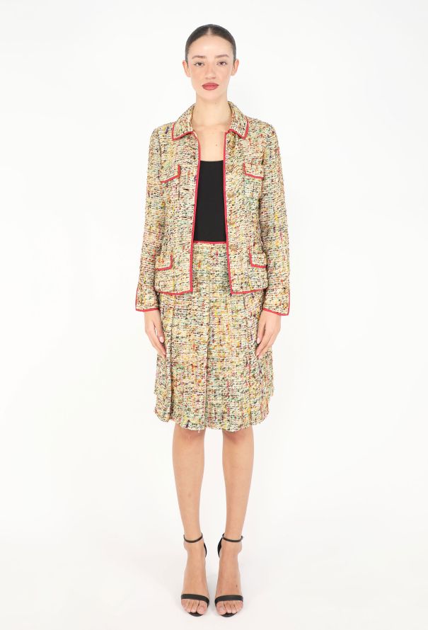 Chanel Early '70s Haute Couture Tweed Ensemble - 4