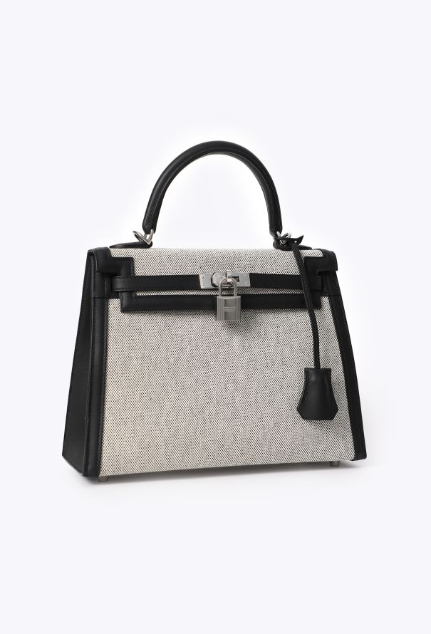 Hermès Toile H & Black Swift Kelly Sellier 25, 2026 - 3