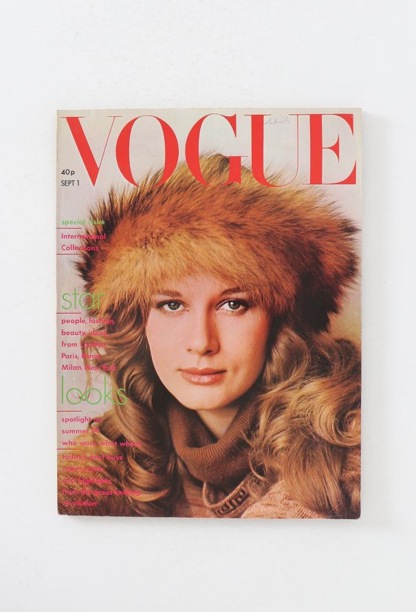 VOGUE UK 1974 Toscani, Newton & Bailey Cover Trio - 3 VOGUE UK 1974 Toscani, Newton & Bailey Cover Trio - 3