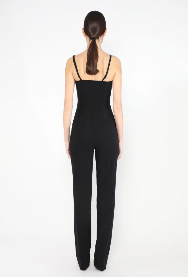 90s Bustier Slit Jumpsuit | Authentic & Vintage | ReSee
