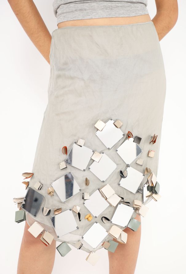 Prada COLLECTOR S/S 1999 Broken Mirror Skirt - 3