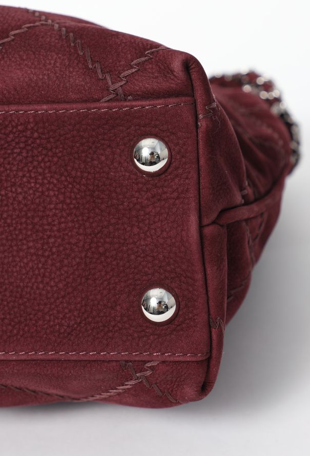 Chanel Quilted French Reviera Nubuck Hobo Bag - 12