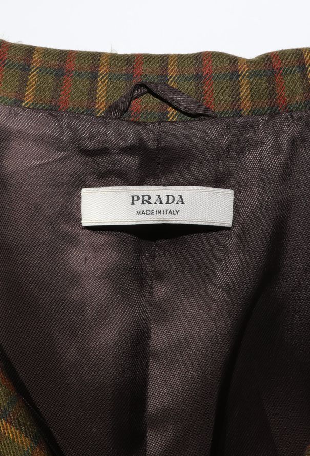 Prada F/W 2004 Embellished Trim Coat - 6