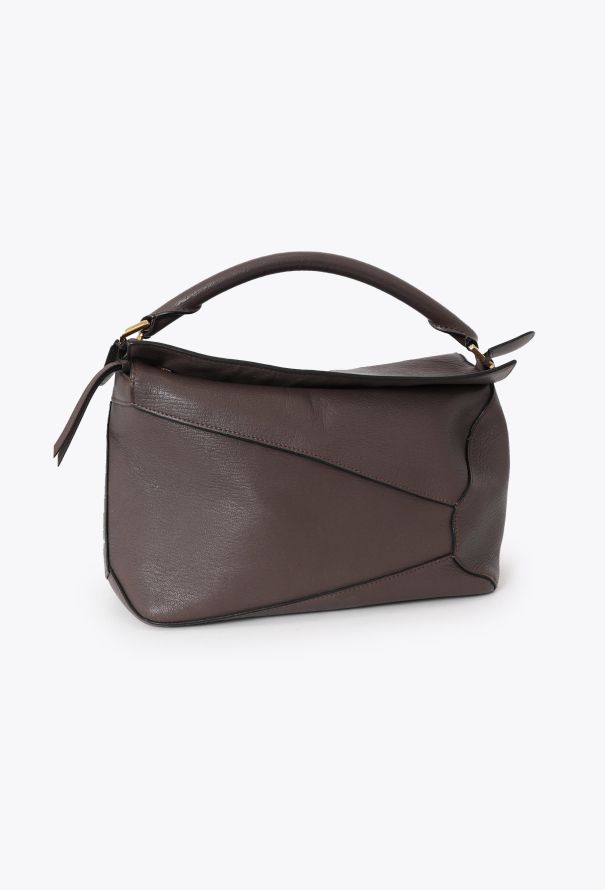 Loewe Brown Medium Puzzle Bag - 3