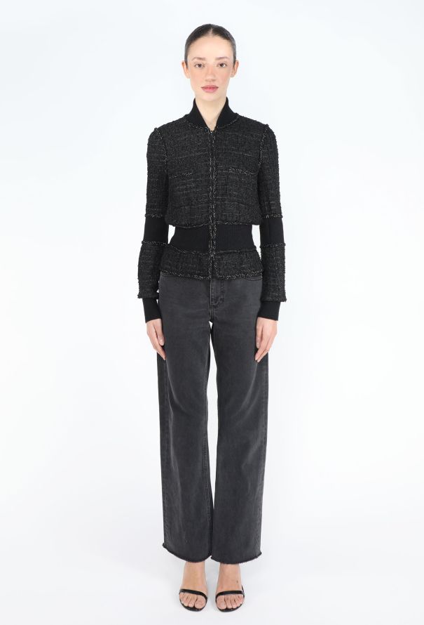 Chanel S/S 2006 Tweed Ribbed Trim Jacket - 3