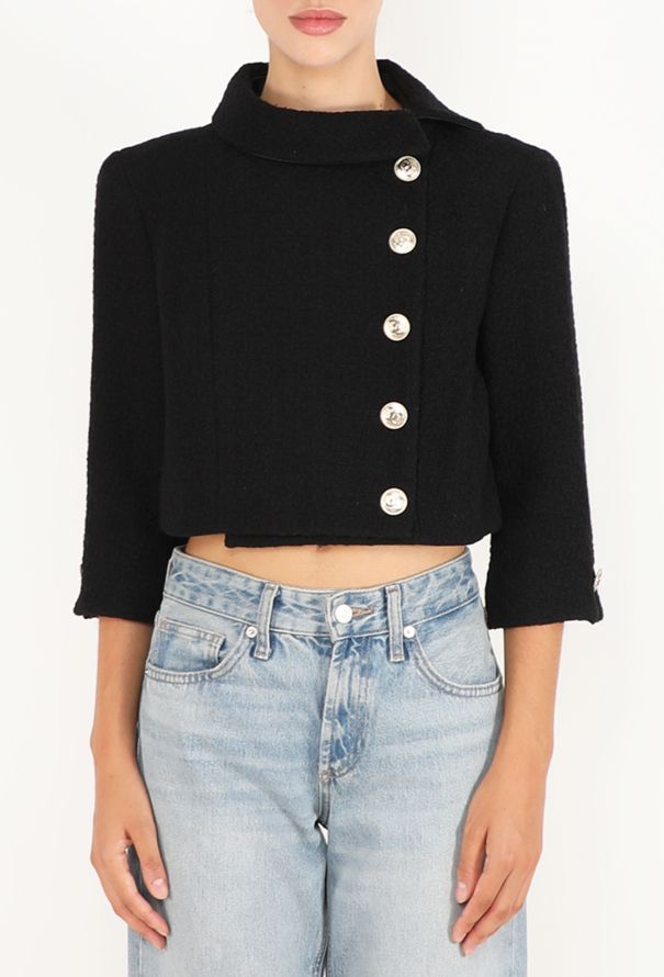 Chanel Cropped Tweed Jacket, Pre-Fall 2020 - 4