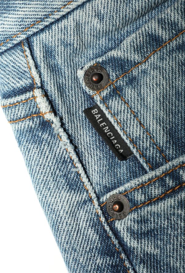 Balenciaga S/S 2018 Washed Denim Jeans - 8