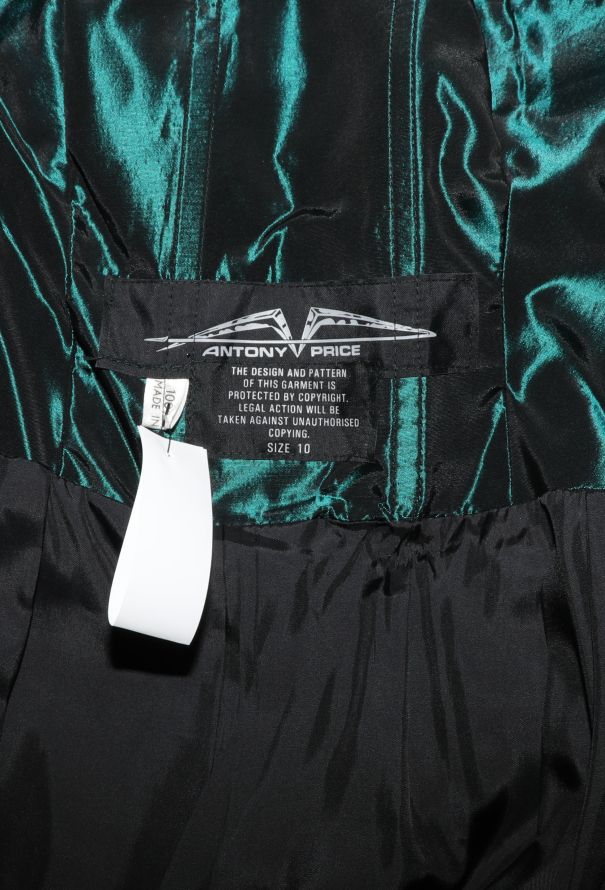 Antony Price 1985 Silk Fluted Gown - 8