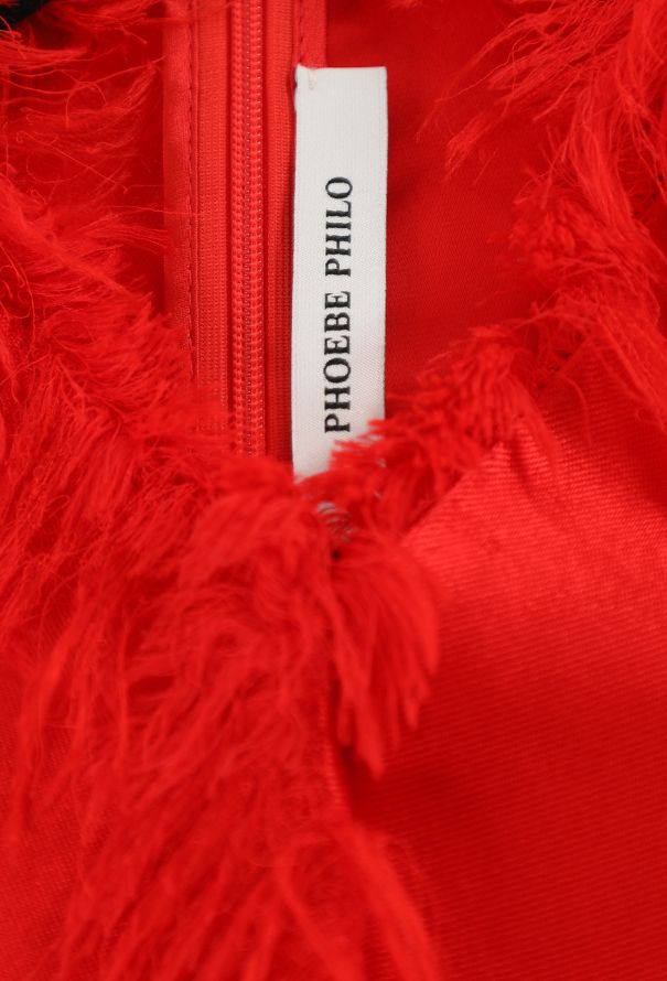 Phoebe Philo A1 Edit Sateen Fringe Dress, 2023 - 6