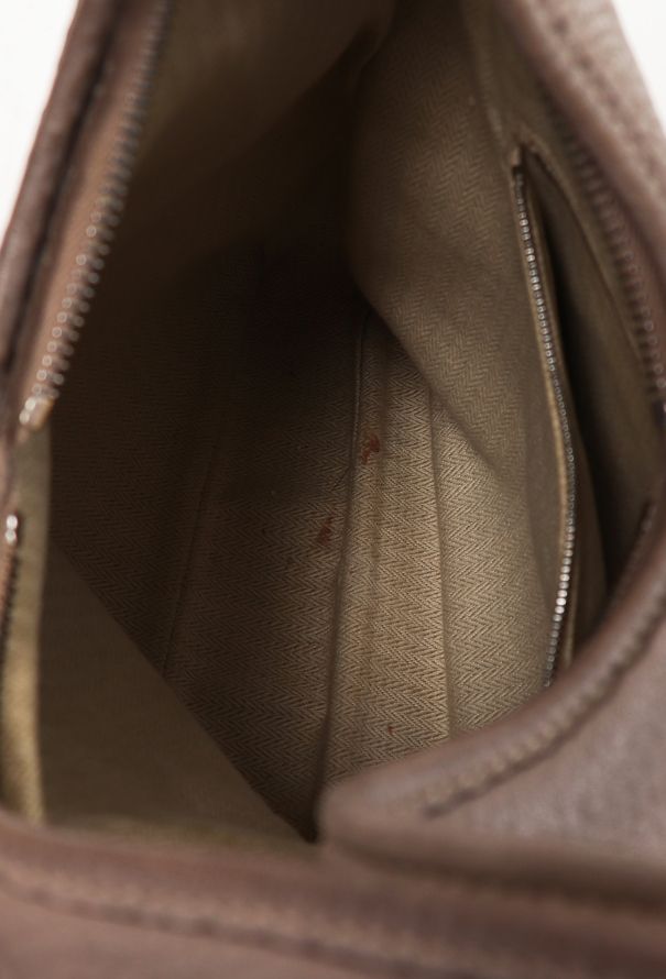 Hermès Gris Tourterelle Taurillon Clémence Massai PM - 12