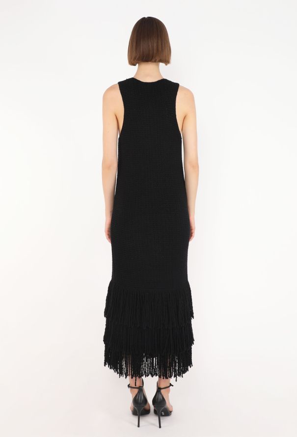 Céline Fringe Knit Dress, Resort 2015 - 5