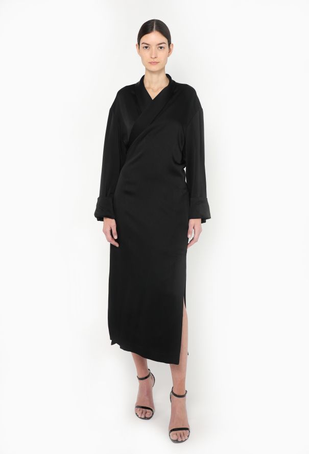 Phoebe Philo 2024 Charmeuse Wrap Dress - 1
