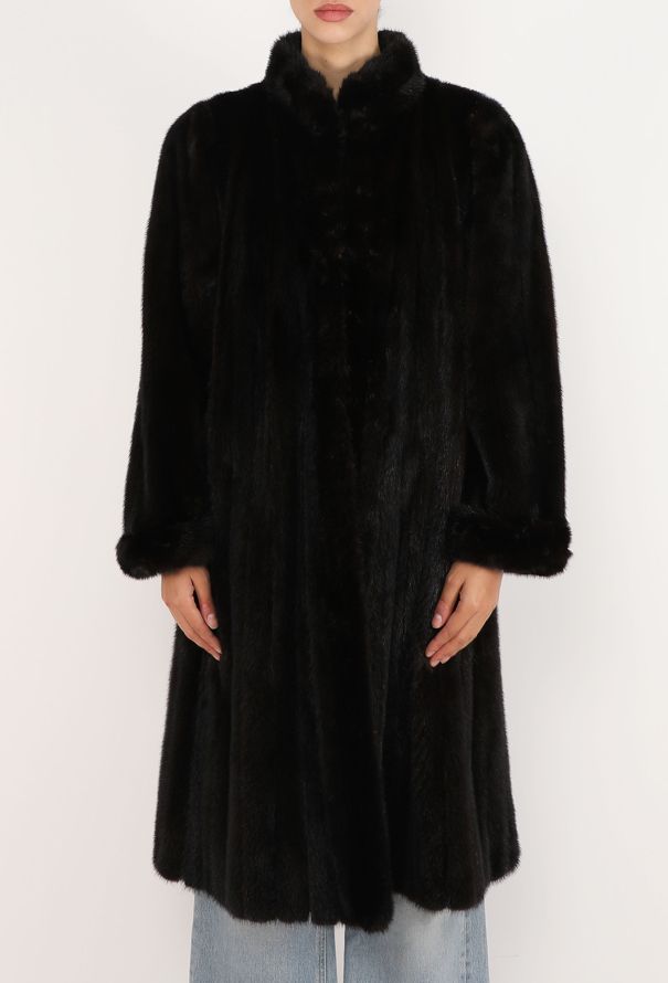 Saint Laurent Vintage Mink Fur Coat - 4